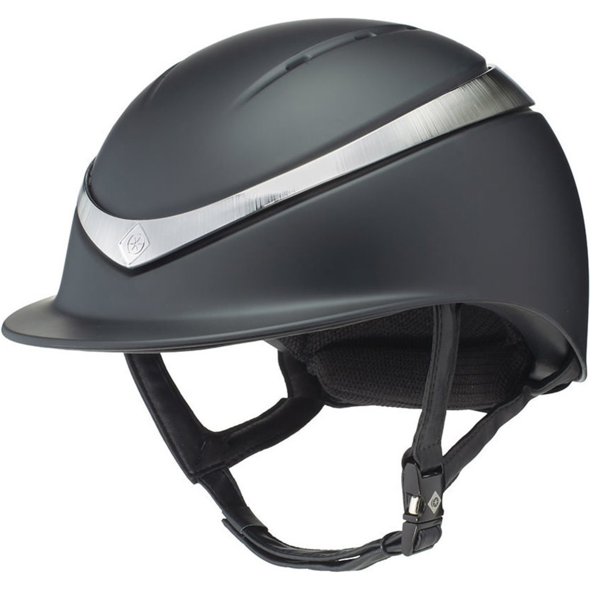 Charles Owen Unisex Halo Helmet & Headband CHHHB - Black / Platinum